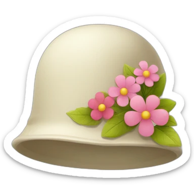 Cloche fleurs séchées sticker