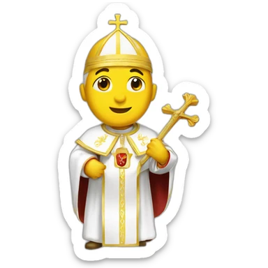Le pape rock sticker
