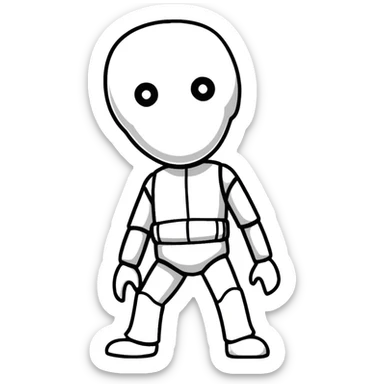 action figure sticker