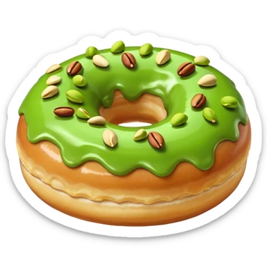donuts green pistachios topping sticker
