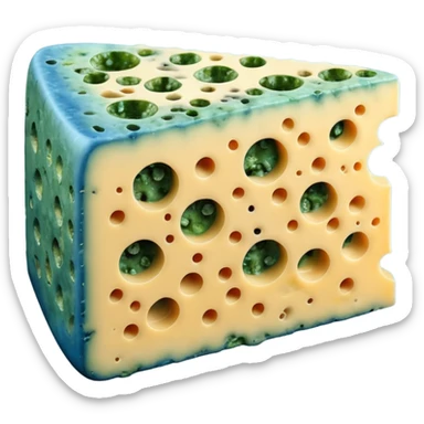 moldy cheese sticker