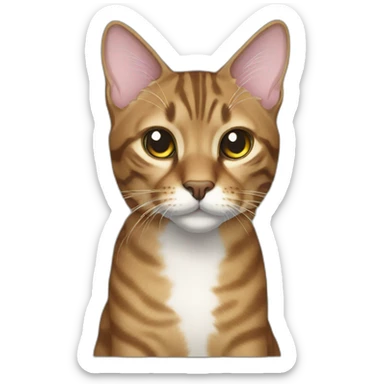 California spangled cat sticker