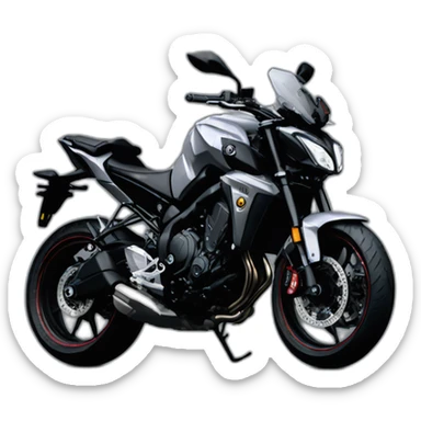 Yamaha mt 03 grey sticker