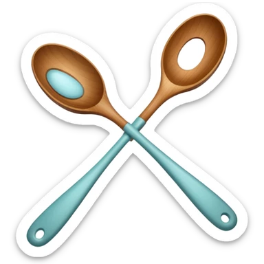 mor kaşık sticker