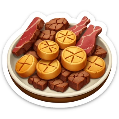 meat bits sticker