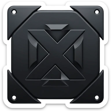 45⁰ rotating swastika sticker