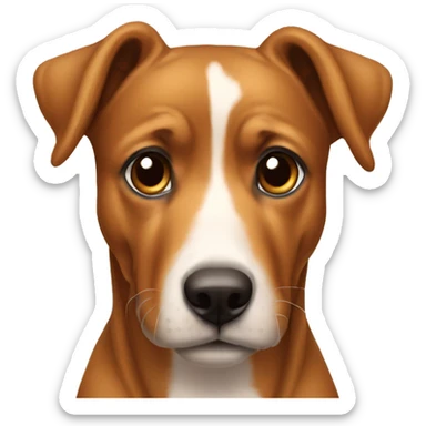 Cachorro caramelo grande porte sticker