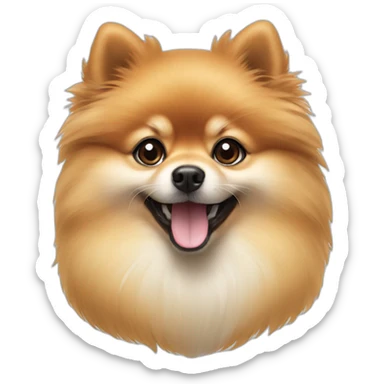 Cute little Pomeranian sticker