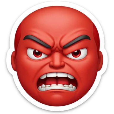 furious emoji sticker