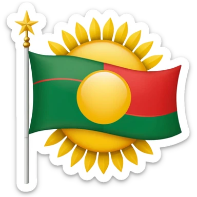 Kürdistan flag sticker