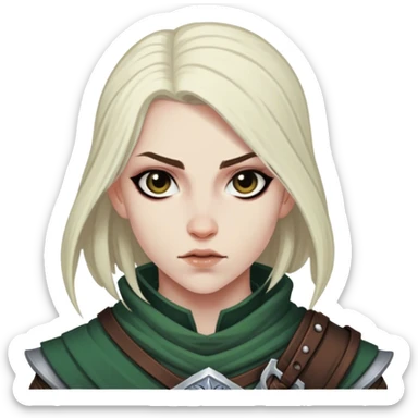 A disembodied rogue from DnD  sticker