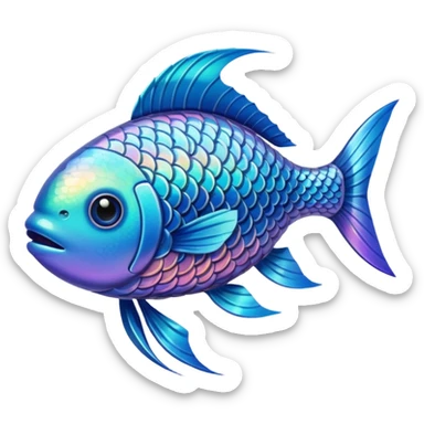 stylo fish sticker