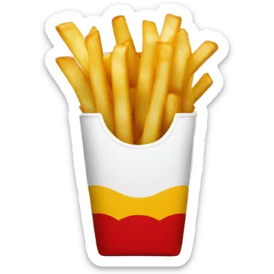 Macdonalds fries  sticker