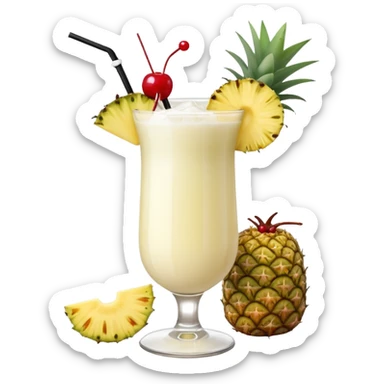 Piña colada sticker