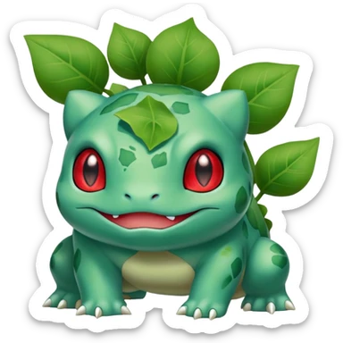 Bulbasaur from Pokemon sticker