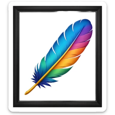 Feather stadium sticker