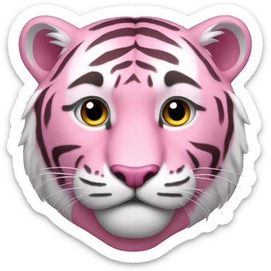 Pink tiger sticker