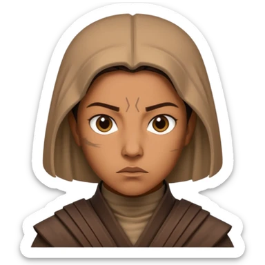 ge’daii from Star Wars with his pushing power sticker