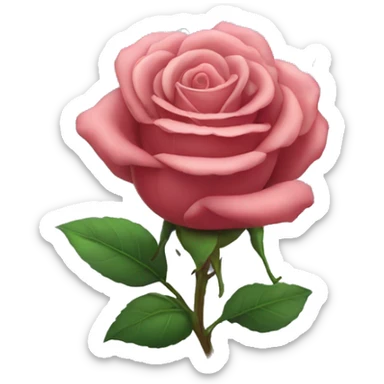 rose getting hit with lightning  sticker