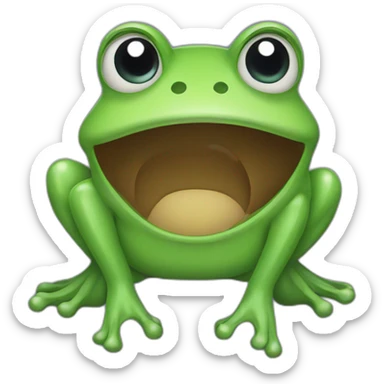 cry frog sticker