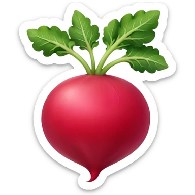 radish UK plant sticker