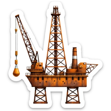 Extraction of petroleum sticker