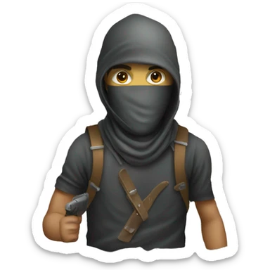 Robber emoji sticker