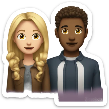 Leah rimini and James Smith  sticker