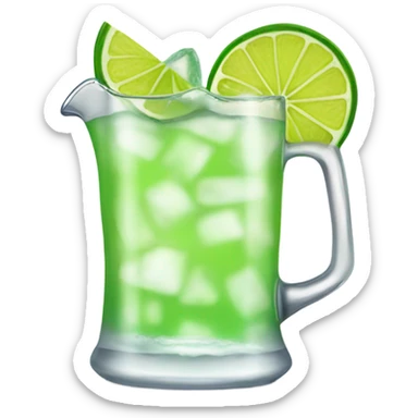 A jug of margarita sticker