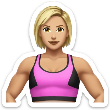 Rhea Ripley with wwe women’s world championship 2024 sticker