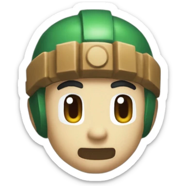 Wood Man Megaman 2 sticker