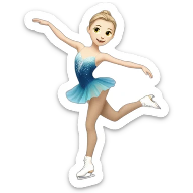 Alexandra trusova figure skater sticker