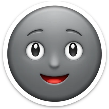 i just want a grey circle emoji from android sticker