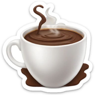 Hot choclate sticker
