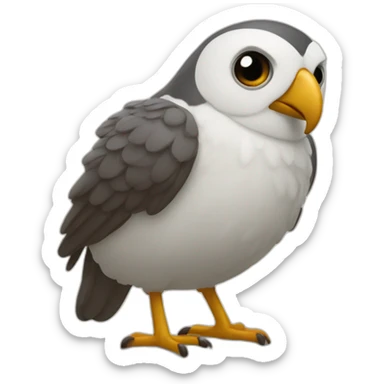 Gostaria de ver uma coruja de boina sticker