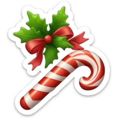 christmas-candycane sticker