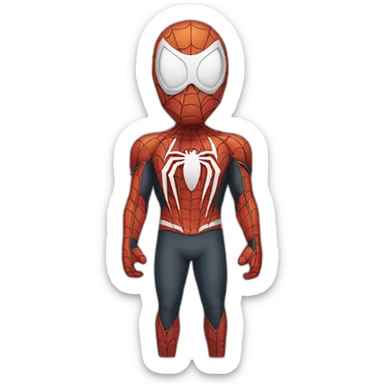 Spoder man sticker