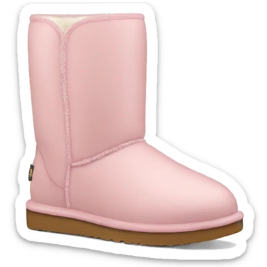 Light Pink ugg boots sticker