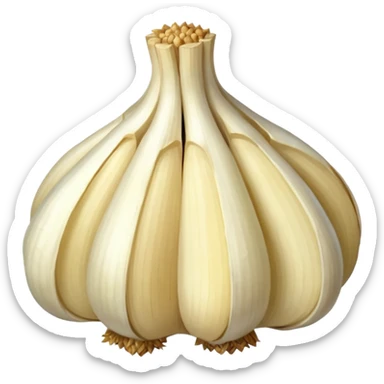 pressed garlic sticker