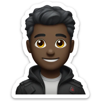 the character "Omen" from the video game "VALORANT" sticker