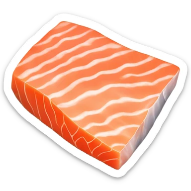 Salmon steak sticker