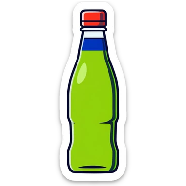 Pepsi max with lime flawor bottle sticker
