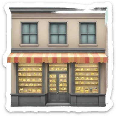 stationery shop sticker