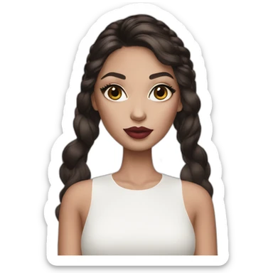 Dior MAKEUP brunette sticker