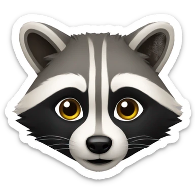 Raccoon sticker