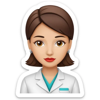 Lupa cosmetologa sticker