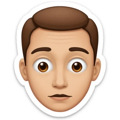 caricature style draw sticker