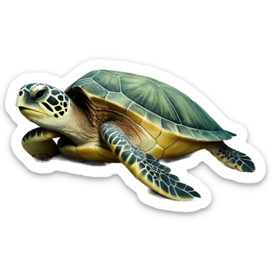 sea turtle sticker