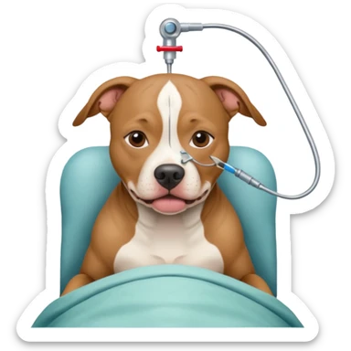 Lobotomy procedure on a pibble sticker