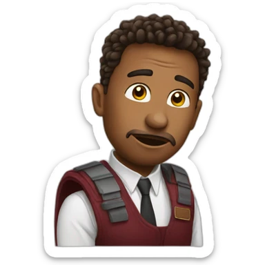 elon must struggling sticker